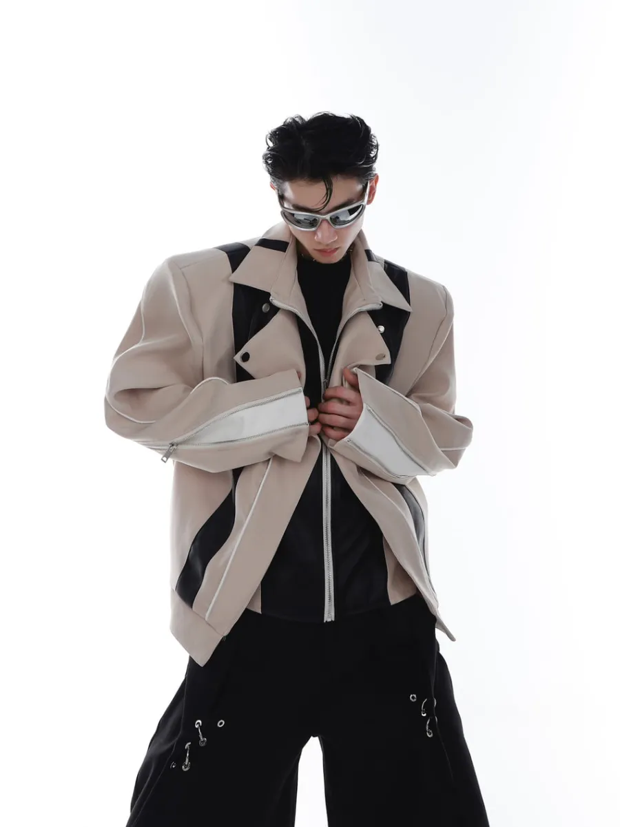 Hot Spliced Biker Jacket Jackets