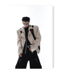 Hot Spliced Biker Jacket Jackets