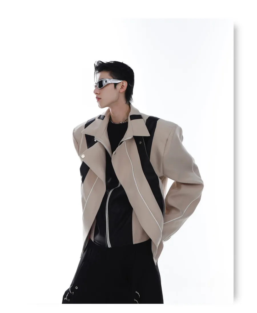 Hot Spliced Biker Jacket Jackets