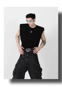 Discount Star Spike Tank Top Shirts
