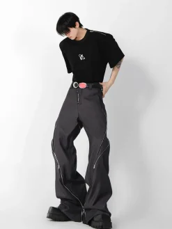 Fashion Zipper Pants Pants