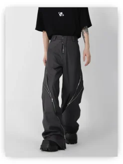 Fashion Zipper Pants Pants