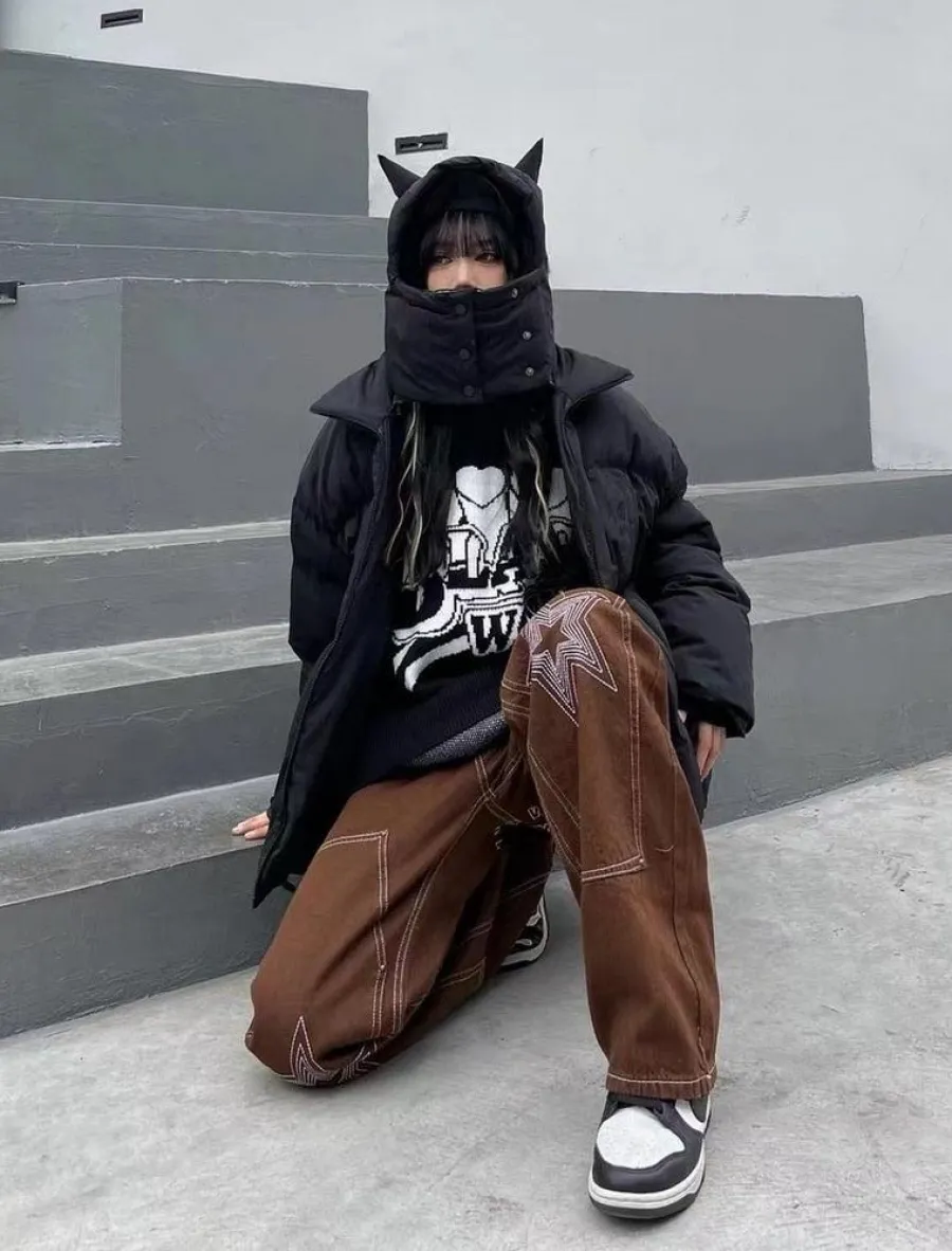 Fashion Devil Puffer Jacket Jackets