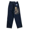New Dragon Embroidered Denim Jeans Jeans
