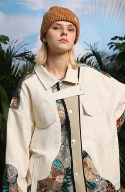 Best Embroidered Floral Patchwork Jacket Jackets