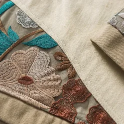 New Embroidered Floral Patchwork Shorts Shorts