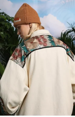 Best Embroidered Floral Patchwork Jacket Jackets