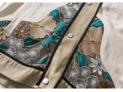 Best Embroidered Floral Patchwork Jacket Jackets