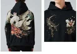 Sale Embroidered Fox Hoodie Hoodies