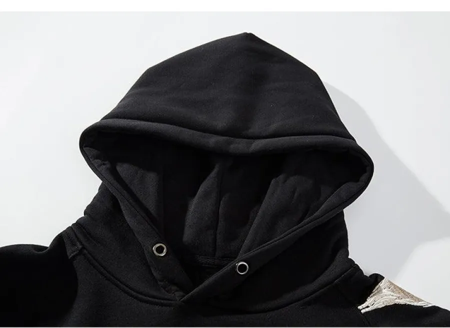 Sale Embroidered Fox Hoodie Hoodies