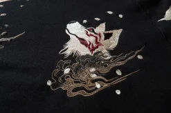 Sale Embroidered Fox Hoodie Hoodies