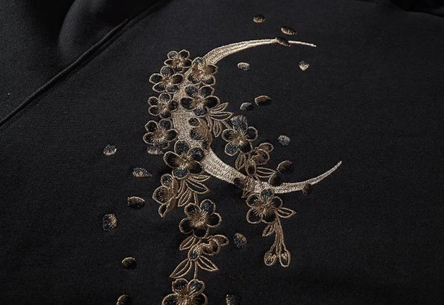 Sale Embroidered Fox Hoodie Hoodies