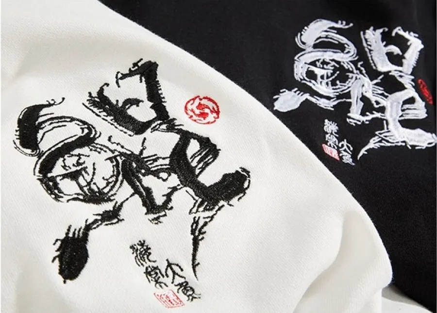 Hot Embroidered Ocean Hoodie Hoodies