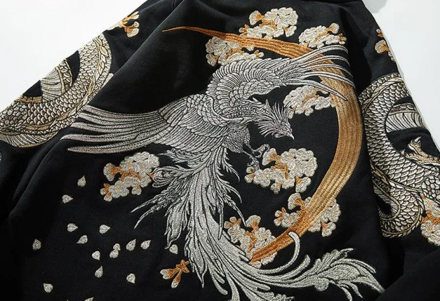 Sale Embroidered Phoenix Hoodie Hoodies