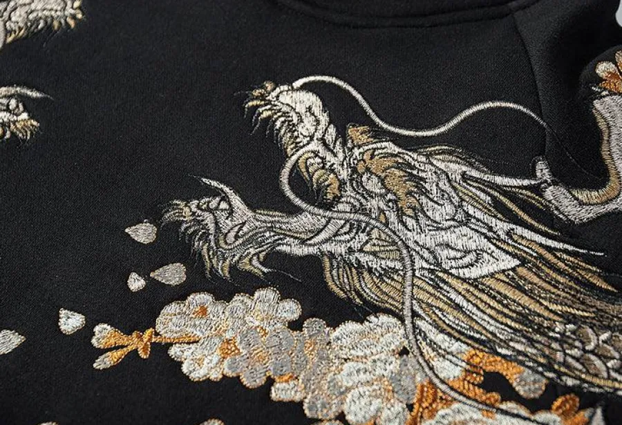 Sale Embroidered Phoenix Hoodie Hoodies