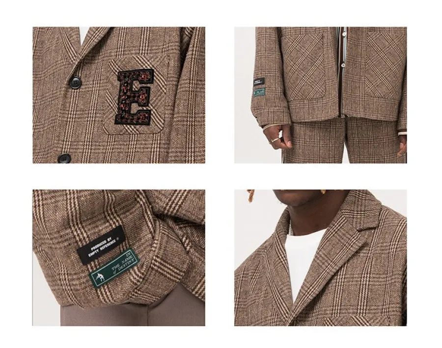 Sale Plaid Blazer Jackets