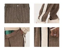 New Plaid Trousers Pants