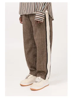New Plaid Trousers Pants