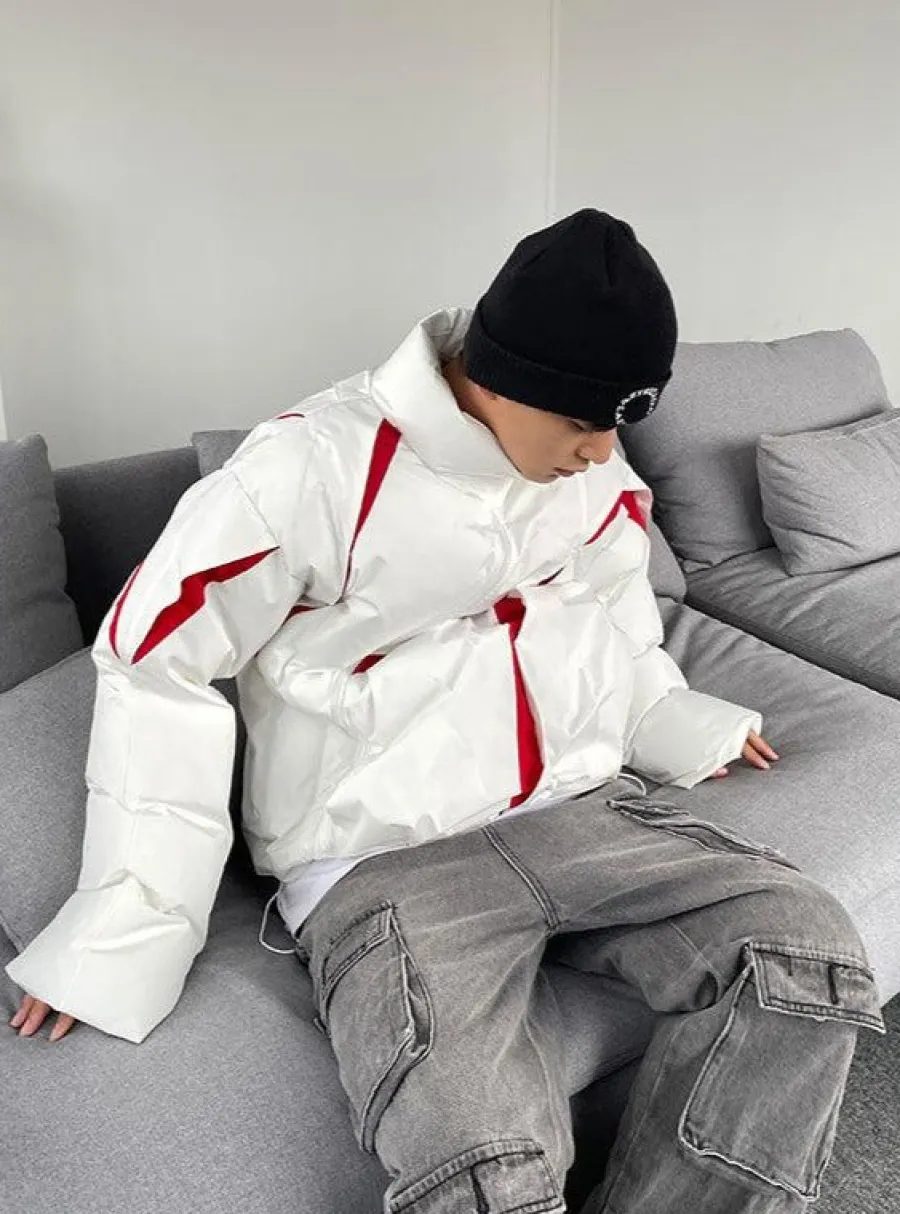 Fashion "Cutters" Puffer Down Jacket Jackets