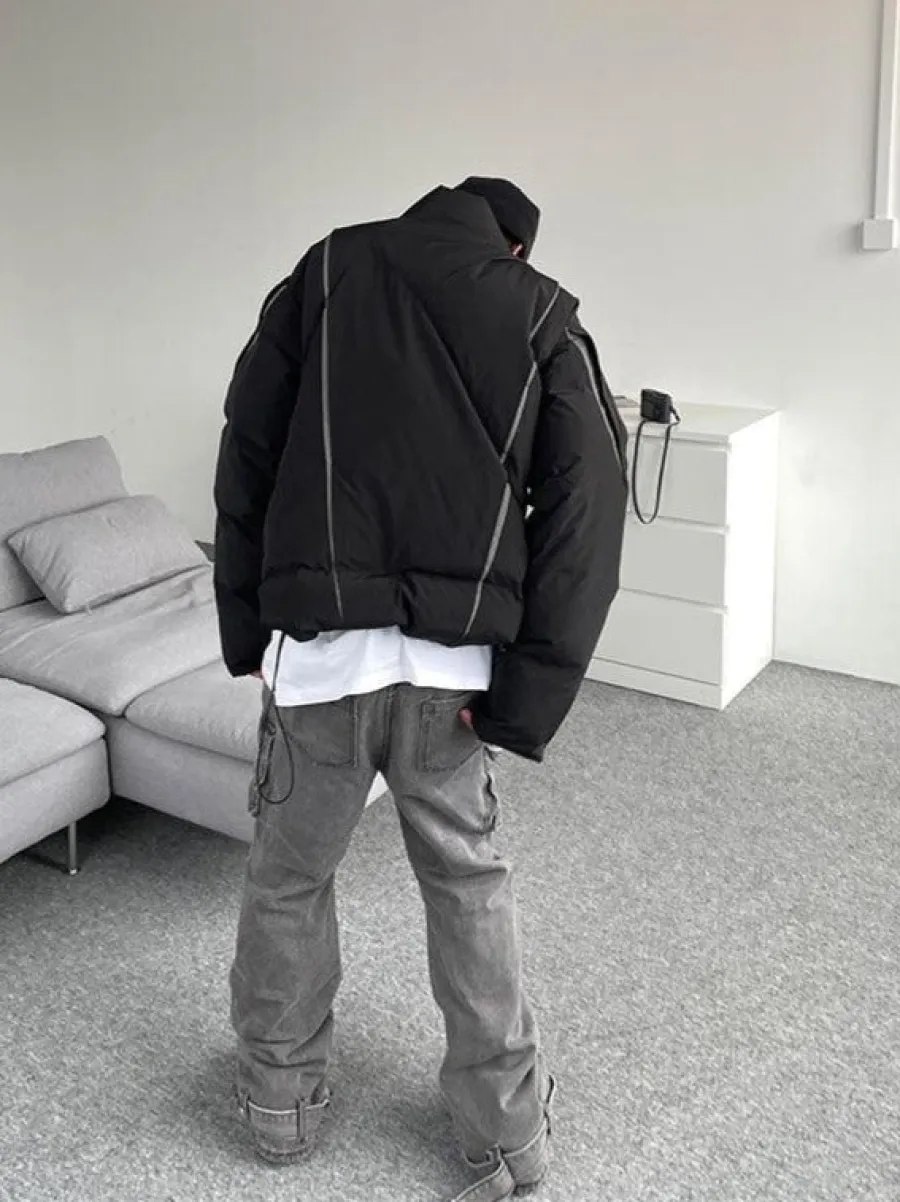 Fashion "Cutters" Puffer Down Jacket Jackets