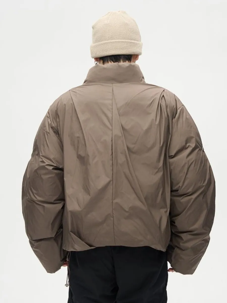 Online Overlapped Puffer Jacket Jackets