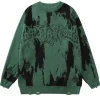 Best Grunge Distressed Knit Sweater Sweaters