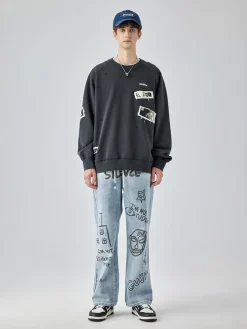 Clearance Manga Sweatshirt Sweaters