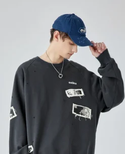 Clearance Manga Sweatshirt Sweaters