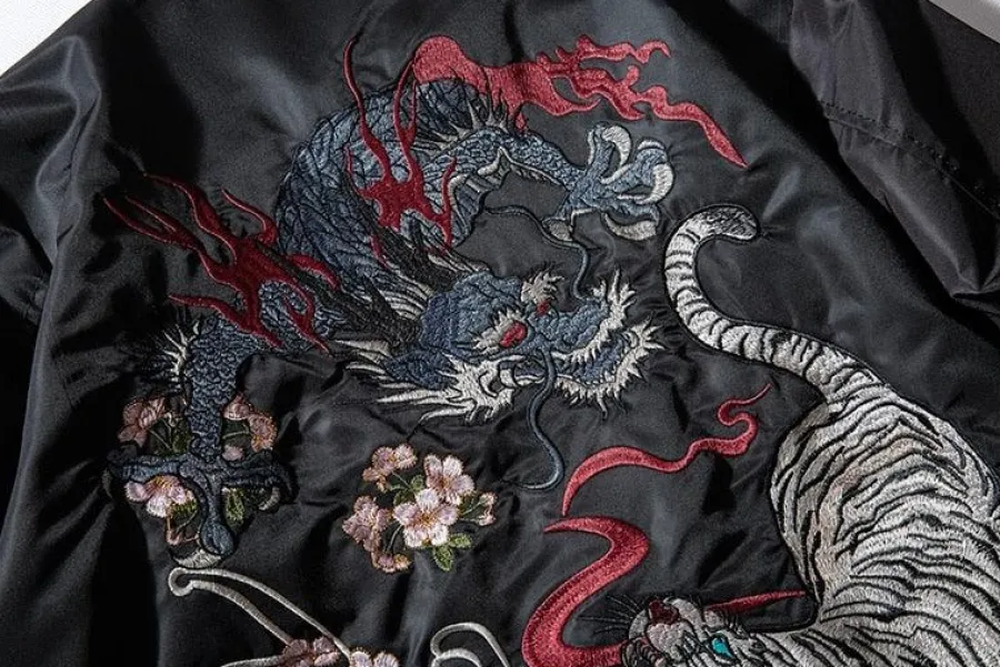 Outlet "Yin Yang" Lightweight Souvenir Jacket Jackets