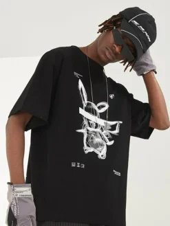 Discount Blinded Monster Outline Tee T-Shirts
