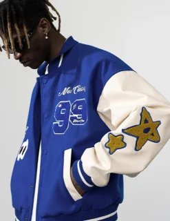 Discount "Clouded" Varsity Jacket Jackets