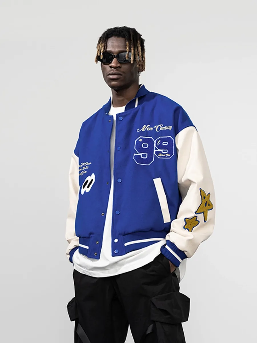 Discount "Clouded" Varsity Jacket Jackets