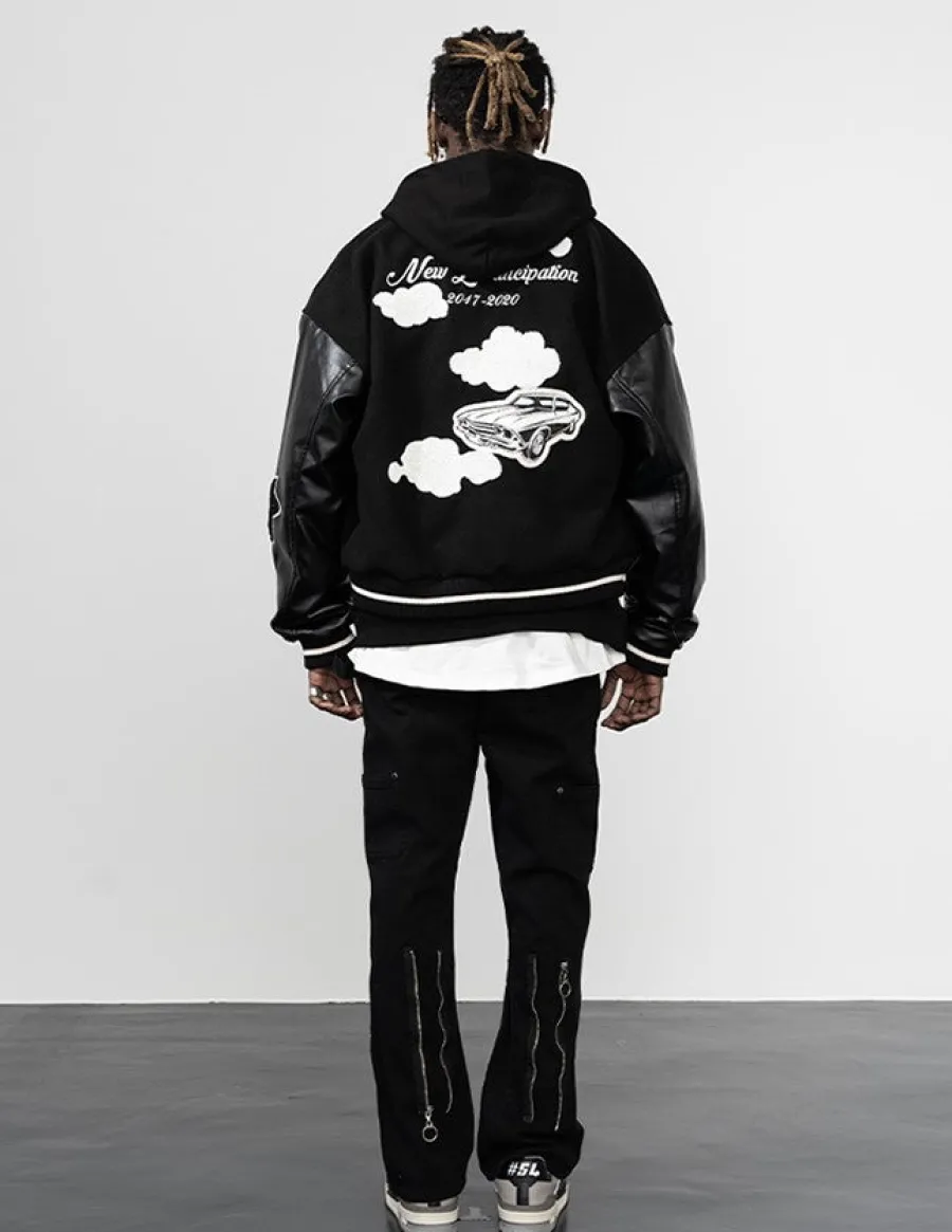 Discount "Clouded" Varsity Jacket Jackets