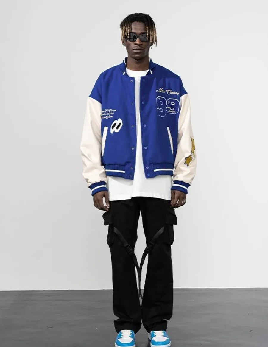 Discount "Clouded" Varsity Jacket Jackets