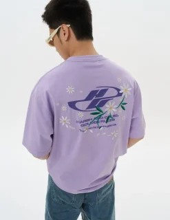 Online Embroidered Daisies Tee T-Shirts