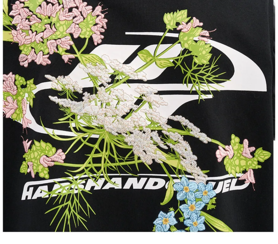 Outlet Embroidered "Bloom" Tee T-Shirts