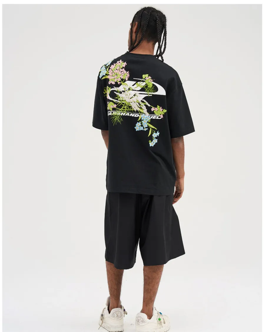 Outlet Embroidered "Bloom" Tee T-Shirts