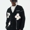 New "Solitary Flower" Tassel Knit Cardigan Sweaters