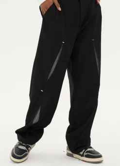 Sale Spliced Trousers Pants