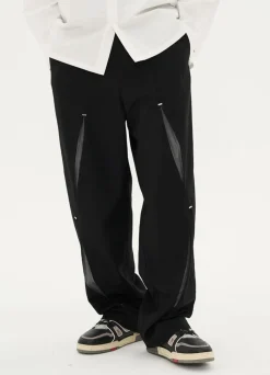 Sale Spliced Trousers Pants