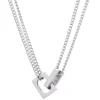 Discount Double Chain Necklace Accessories
