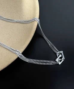 Discount Double Chain Necklace Accessories