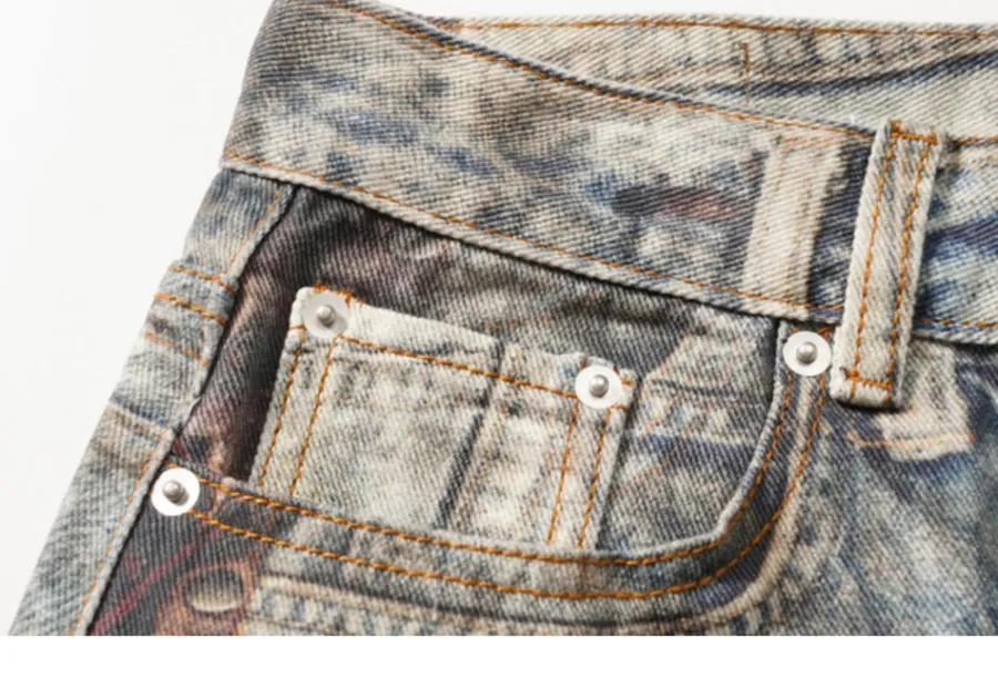 Sale HJK Exclusive "Abstract" Deconstructed Jeans Jeans