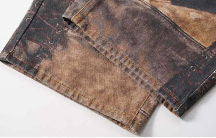 Sale HJK Exclusive "Abstract" Deconstructed Jeans Jeans