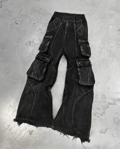 Clearance HJK Exclusive "Anarchy" Denim Cargo Pants Pants | Jeans
