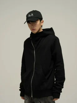 Discount HJK Exclusive Asymmetrical Zip Hooded Jacket Jackets