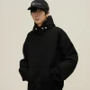 Clearance HJK Exclusive Button Latch Hoodie Hoodies
