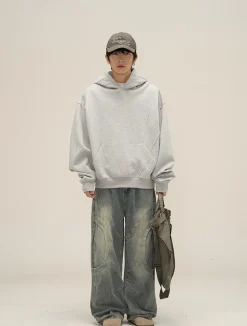 Hot HJK Exclusive Curved Denim Jeans Jeans