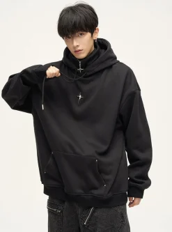 Hot Double Panel Hooded Zip Jacket Hoodies