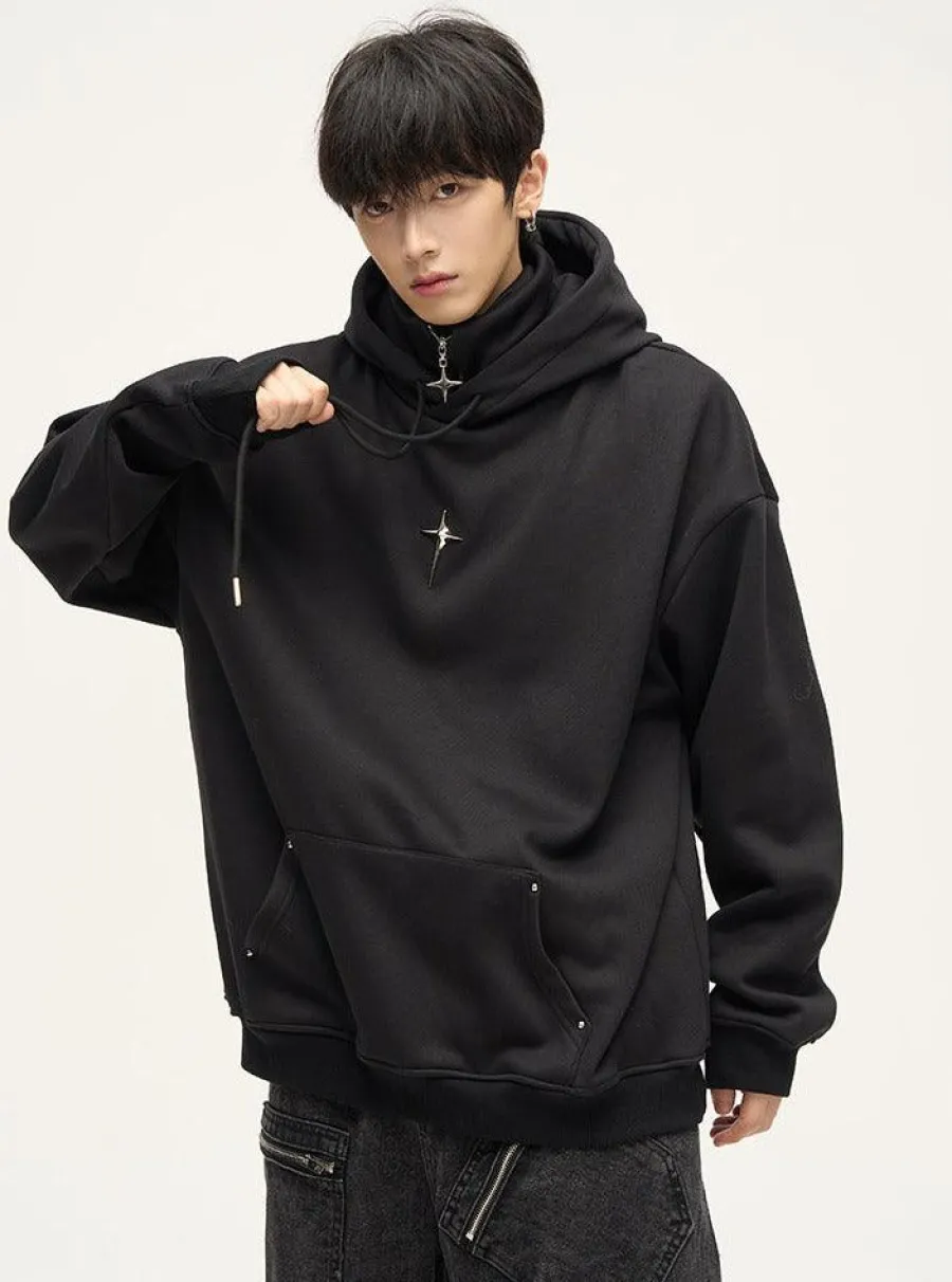 Hot Double Panel Hooded Zip Jacket Hoodies